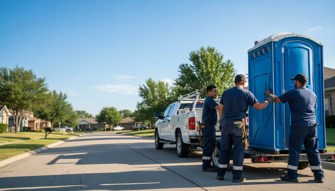 Portable Toilet Rental in Bellville, TX near me